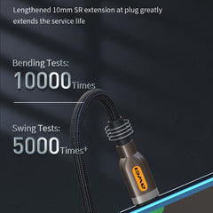 awei CL-125T Type-C / USB-C to Type-C / USB-C Fast Charging Data Cable, Length: 1m