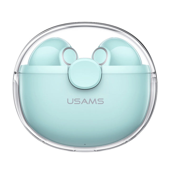 USAMS BU12 TWS Half In-Ear Bluetooth 5.1 Wireless Earphones, USAMS BU12
