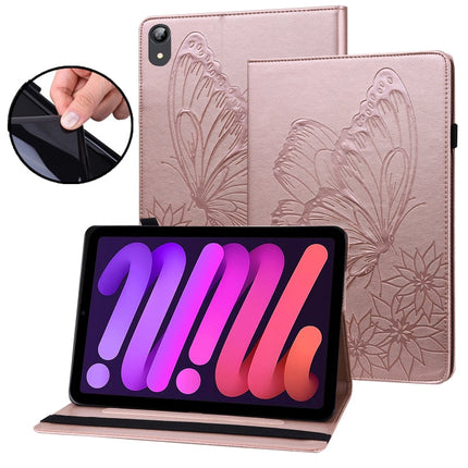 Big Butterfly Embossed Smart Leather Tablet Case, For iPad 10.2 2020 / Air 2019, For iPad Air 2 / 9.7 2018&2017, For iPad mini 2024 / mini 6, For iPad mini 2019 / 4 / 3 / 2 / 1