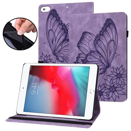 Big Butterfly Embossed Smart Leather Tablet Case, For iPad 10.2 2020 / Air 2019, For iPad Air 2 / 9.7 2018&2017, For iPad mini 2024 / mini 6, For iPad mini 2019 / 4 / 3 / 2 / 1
