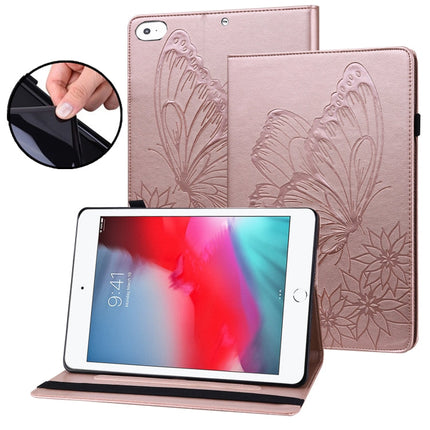 Big Butterfly Embossed Smart Leather Tablet Case, For iPad 10.2 2020 / Air 2019, For iPad Air 2 / 9.7 2018&2017, For iPad mini 2024 / mini 6, For iPad mini 2019 / 4 / 3 / 2 / 1