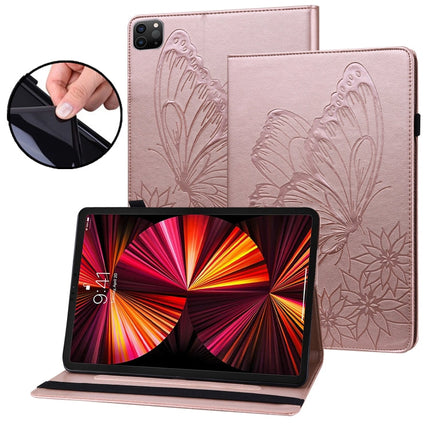 Big Butterfly Embossed Smart Leather Tablet Case, For iPad Pro 11 2022 / 2021&2020 / Air 2020 / 11 2024