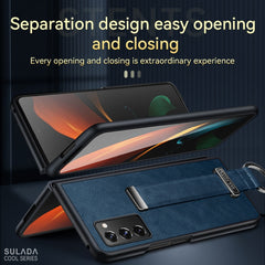 SULADA Cool Series PC + Leather Texture Skin Feel Shockproof Phone Case, For Samsung Galaxy Z Fold2, For Samsung Galaxy Z Flip3, For iPhone 12 Pro, For iPhone 12 Pro Max