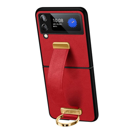 SULADA Cool Series PC + Leather Texture Skin Feel Shockproof Phone Case
