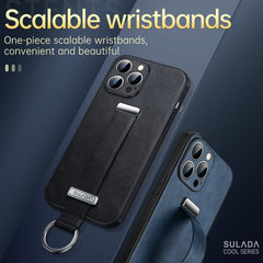 SULADA Cool Series PC + Leather Texture Skin Feel Shockproof Phone Case, For iPhone 13 Pro, For iPhone 13 Pro Max, For Samsung Galaxy S22+ 5G, For Samsung Galaxy S22 Ultra 5G