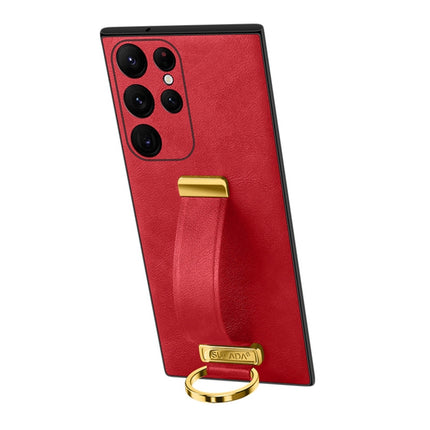 SULADA Cool Series PC + Leather Texture Skin Feel Shockproof Phone Case