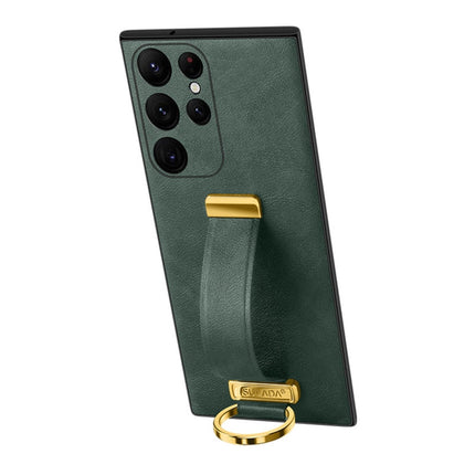 SULADA Cool Series PC + Leather Texture Skin Feel Shockproof Phone Case