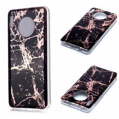 Plating Marble Pattern Soft TPU Protective Case, For Huawei Mate 30, For Huawei Mate 30 Pro, For Huawei Mate 30 Lite / nova 5i Pro, For Huawei nova 5T, For Huawei P30