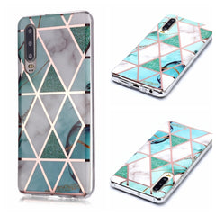 Plating Marble Pattern Soft TPU Protective Case, For Huawei Mate 30, For Huawei Mate 30 Pro, For Huawei Mate 30 Lite / nova 5i Pro, For Huawei nova 5T, For Huawei P30