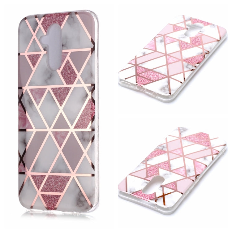 Plating Marble Pattern Soft TPU Protective Case, For Huawei Mate 20 lite, For Huawei Honor 10 Lite, For Huawei P20, For Huawei P20 Pro, For Huawei P20 lite /  nova 3e