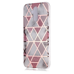 Plating Marble Pattern Soft TPU Protective Case, For Huawei Mate 20 lite, For Huawei Honor 10 Lite, For Huawei P20, For Huawei P20 Pro, For Huawei P20 lite /  nova 3e