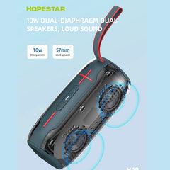 HOPESTAR H49 RGB Light TWS Waterproof Wireless Bluetooth Speaker