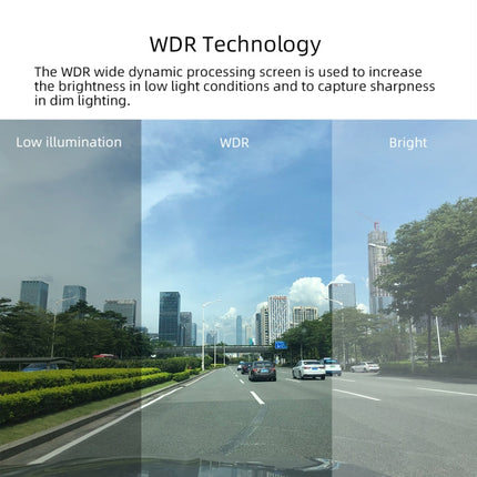 Anytek A60 Car 4 inch IPS Screen HD 1080P 170 Degree Wide Angle Dual Camera ADAS Driving Recorder, A60