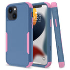 For iPhone 14 / Royal Blue+Pink
