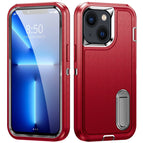 For iPhone 14 Plus / Red + Black