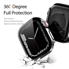 DUX DUCIS Electroplated PC Watch Case For Apple Watch Series, For Apple Watch Series 9 / 8 / 7 41mm, For Apple Watch Series 9 / 8 / 7 45mm, 6&SE&5&4 40mm / 3&2&1 38mm, 6&SE&5&4 44mm / 3&2&1 42mm