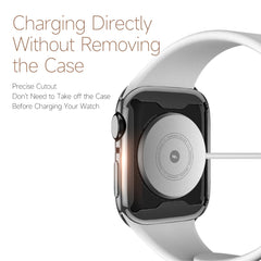 DUX DUCIS Samo Series Electroplated TPU Watch Case For Apple Watch Series, For Apple Watch Series 9 / 8 / 7 41mm, For Apple Watch Series 9 / 8 / 7 45mm, 6&SE&5&4 40mm / 3&2&1 38mm, 6&SE&5&4 44mm / 3&2&1 42mm