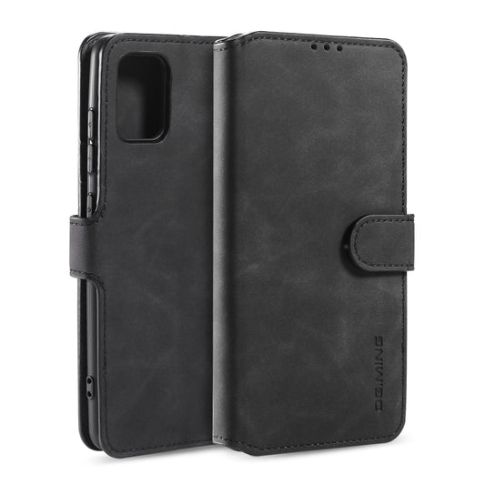 DG.MING Retro Oil Side Horizontal Flip Case with Holder & Card Slots & Wallet, For Galaxy A51, For Galaxy A71, For Galaxy S20, For Galaxy S20+, For Galaxy S20 Ultra, For Huawei Honor V30, For Huawei Honor V30 Pro