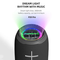 HOPESTAR P20 Pro Waterproof Wireless Bluetooth Speaker, P20 Pro(Blue), P20 Pro(Black), P20 Pro(Red), P20 Pro(Grey)