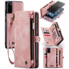 CaseMe Detachable Multifunctional Horizontal Flip Leather Case, with Card Slot & Holder & Zipper Wallet & Photo Frame, For Samsung Galaxy S20 Plus, For Samsung Galaxy S20, For Samsung Galaxy S20 Ultra
