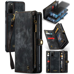 CaseMe Detachable Multifunctional Horizontal Flip Leather Case, with Card Slot & Holder & Zipper Wallet & Photo Frame, For Samsung Galaxy S20 Plus, For Samsung Galaxy S20, For Samsung Galaxy S20 Ultra