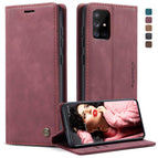 For Galaxy A71 / Wine Red