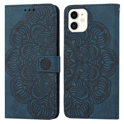 Mandala Embossed Flip Leather Phone Case, For iPhone 12 mini, For iPhone 12 / 12 Pro, For iPhone 12 Pro Max, For iPhone 11