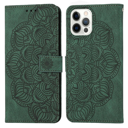 Mandala Embossed Flip Leather Phone Case, For iPhone 12 mini, For iPhone 12 / 12 Pro, For iPhone 12 Pro Max, For iPhone 11