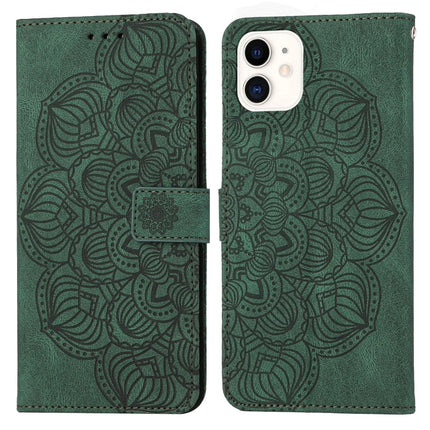 Mandala Embossed Flip Leather Phone Case, For iPhone 12 mini, For iPhone 12 / 12 Pro, For iPhone 12 Pro Max, For iPhone 11