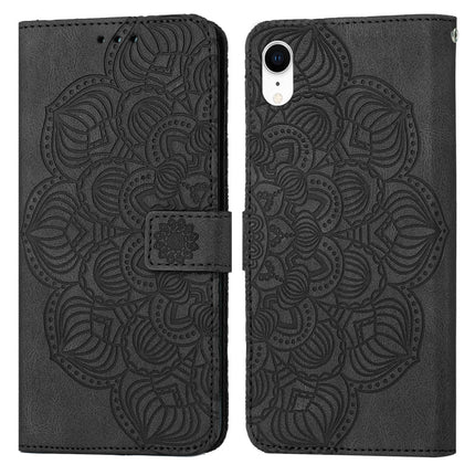 Mandala Embossed Flip Leather Phone Case, For iPhone 11 Pro, For iPhone 11 Pro Max, For iPhone X / XS, For iPhone XR