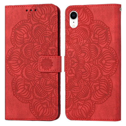 Mandala Embossed Flip Leather Phone Case, For iPhone 11 Pro, For iPhone 11 Pro Max, For iPhone X / XS, For iPhone XR