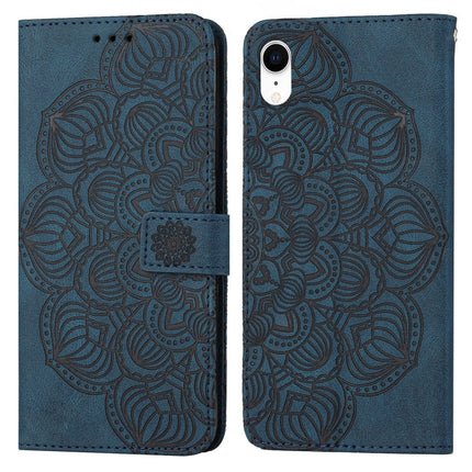 Mandala Embossed Flip Leather Phone Case, For iPhone 11 Pro, For iPhone 11 Pro Max, For iPhone X / XS, For iPhone XR