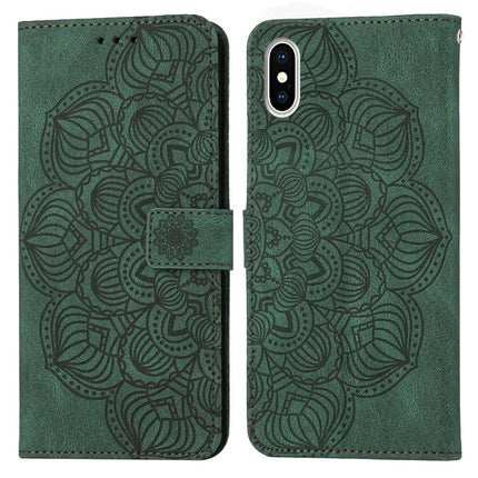 Mandala Embossed Flip Leather Phone Case, For iPhone XS Max, For iPhone SE 2022 / 2020 / 8 / 7, For iPhone 7 Plus / 8 Plus