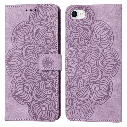 Mandala Embossed Flip Leather Phone Case, For iPhone XS Max, For iPhone SE 2022 / 2020 / 8 / 7, For iPhone 7 Plus / 8 Plus