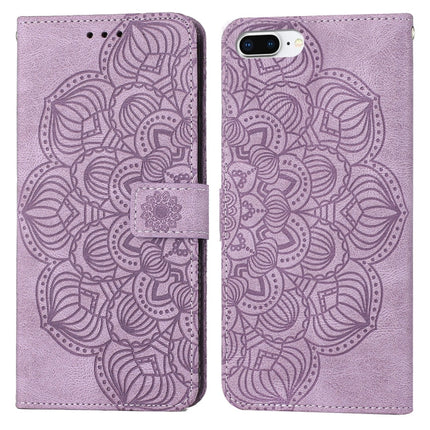 Mandala Embossed Flip Leather Phone Case, For iPhone XS Max, For iPhone SE 2022 / 2020 / 8 / 7, For iPhone 7 Plus / 8 Plus