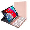 RK11A Backlight TPU Multi Color Light Bluetooth Keyboard Horizontal Flip Leather Case for iPad Pro 11 2020 / 2018 with Holder & Pen Slot