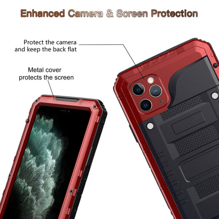 Dustproof Shockproof Waterproof Silicone + Metal Protective Case, For iPhone 11, For iPhone 11 Pro Max, For iPhone 11 Pro