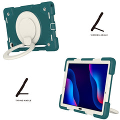 Silicone + PC Full Body Protection Tablet Case With Holder & Strap