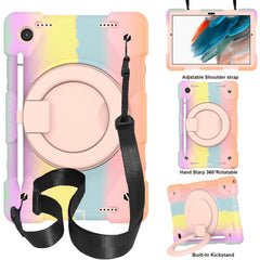 Silicone + PC Full Body Protection Tablet Case With Holder & Strap