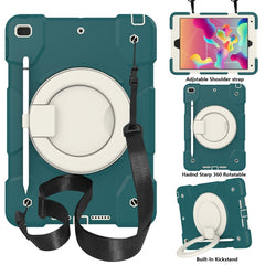 Silicone + PC Full Body Protection Tablet Case With Holder & Strap