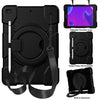 Silicone + PC Full Body Protection Tablet Case With Holder & Strap, For Samsung Galaxy Tab A8 10.5 2021, For iPad 10.2 2019/10.2 2020/10.2 2021