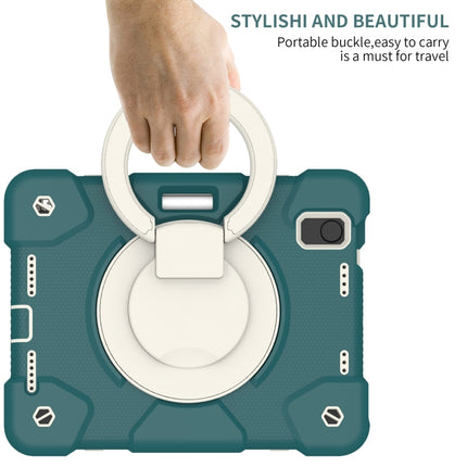 Silicone + PC Full Body Protection Tablet Case With Holder & Strap