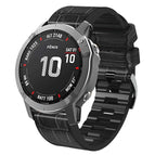 For Garmin Fenix 7X/6X Pro/Tactix 7 26mm / Black