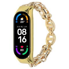 Metal Chain Stainless Steel Watch Band, For Xiaomi Mi Band 4 / 3, For Xiaomi Mi Band 6 / 5, For Xiaomi Mi Band 7