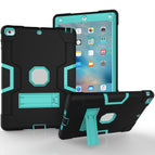For iPad 4 / 3 / 2 / Black + Mint Green
