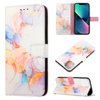 For iPhone 14 Plus / Galaxy Marble White LS004
