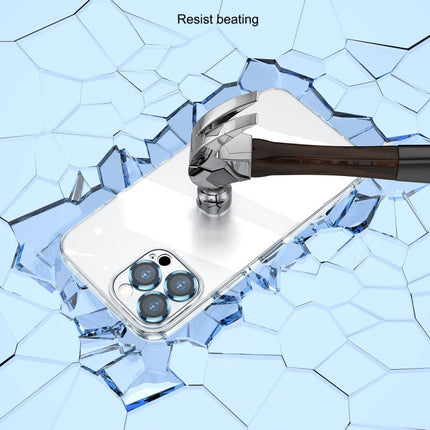 Transparent PC Phone Case with Lens Film, For iPhone 12 Pro, For iPhone 12 Pro Max