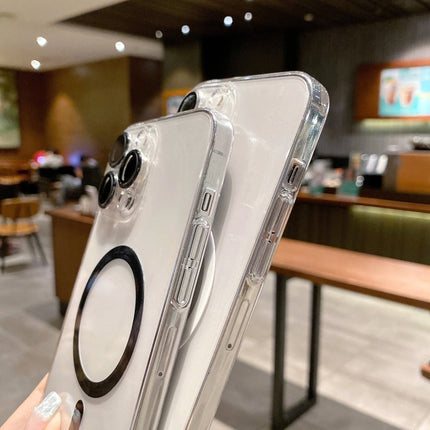 MagSafe Magnetic Transparent PC + Glass Lens Film Phone Case, For iPhone 13 Pro Max, For iPhone 13 Pro, For iPhone 13, For iPhone 12 Pro Max