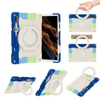 For Samsung Galaxy Tab S8 Ultra / Colorful Blue