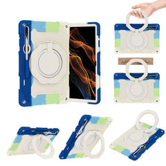 Armor Contrast Color Silicone + PC Tablet Case, For Honor V6/Tablet V7, For Samsung Galaxy Tab S8 Ultra
